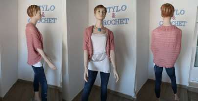 Como tejer un bolero a crochet paso a paso