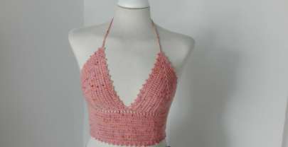Top Crop KnitCrate tejido en crochet Paso a Paso