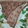 Bandana de Crochet Artesanal – Marrón Tierra - Imagen 4